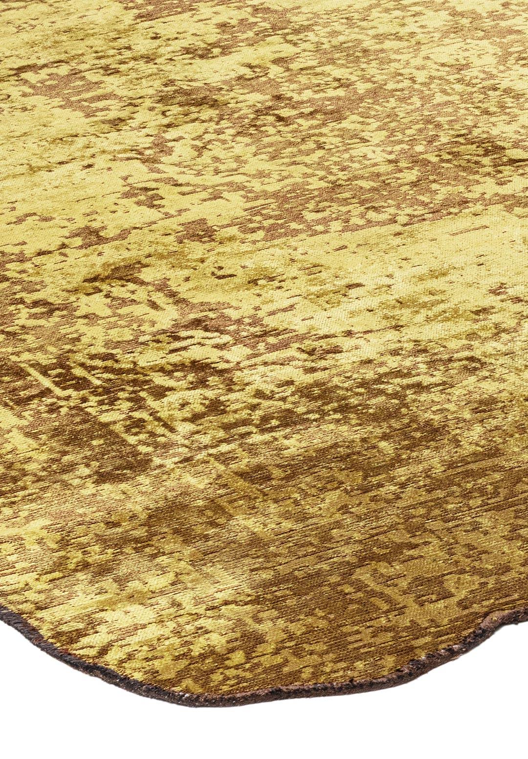 MEDALLION KOYU KAHVE - KİVİ HALI