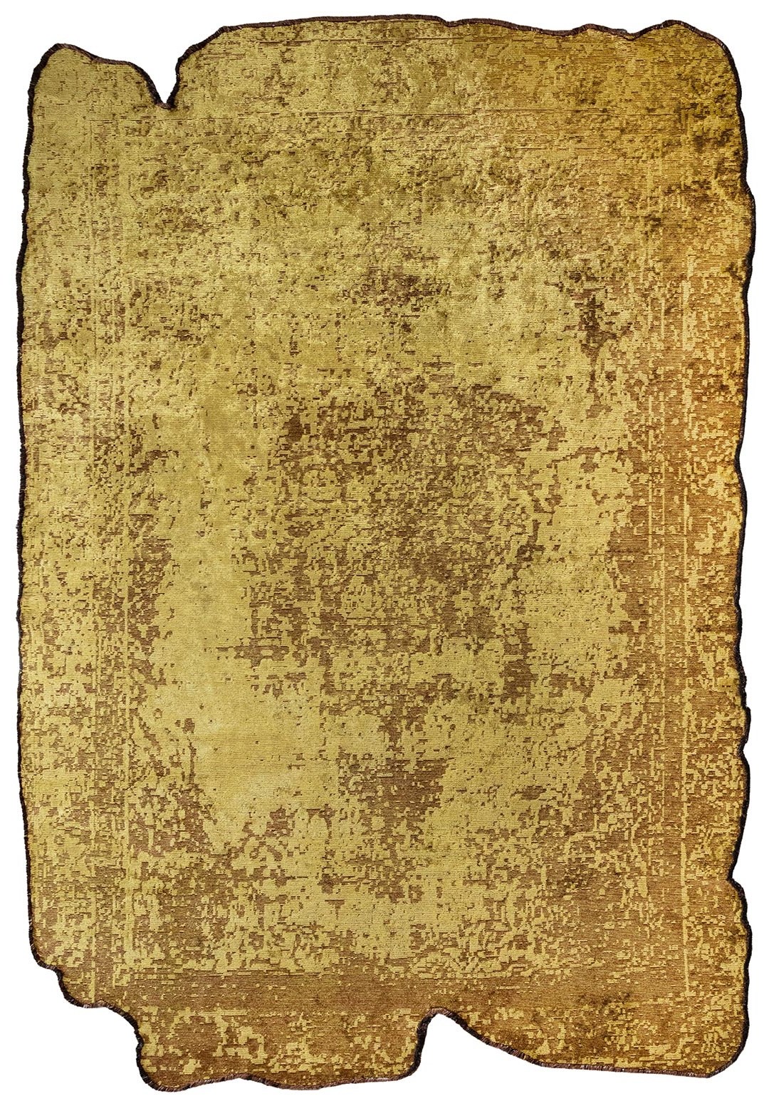 MEDALLION KOYU KAHVE - KİVİ HALI