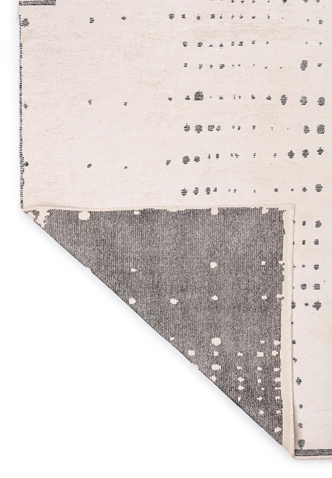 DAPPLE BLACK - ECRU RUG