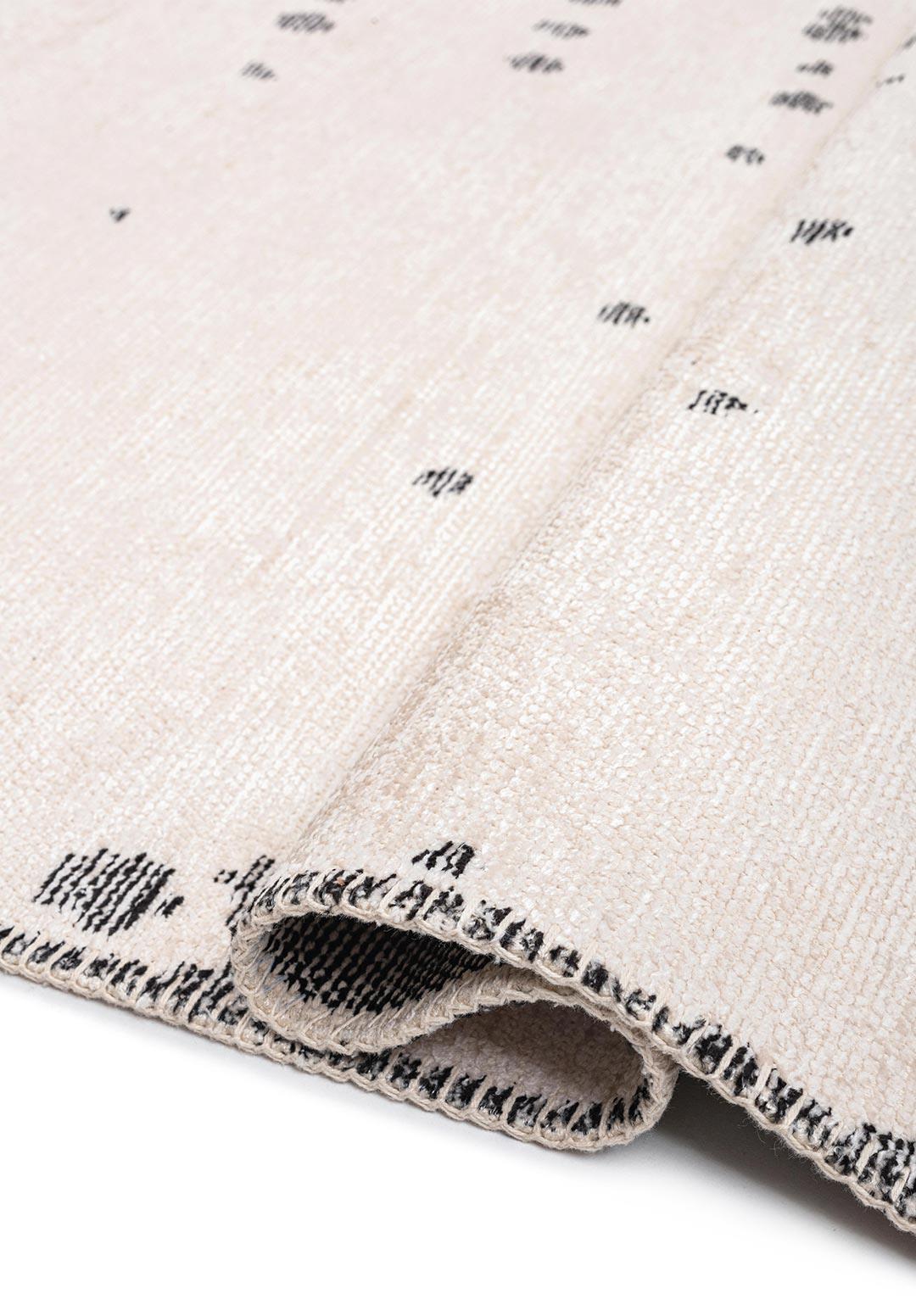 DAPPLE BLACK - ECRU RUG