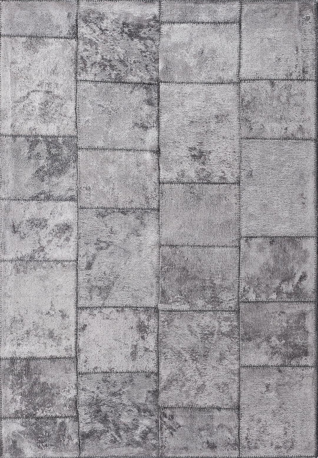 PATCH LIGHT GREY RUG - 1