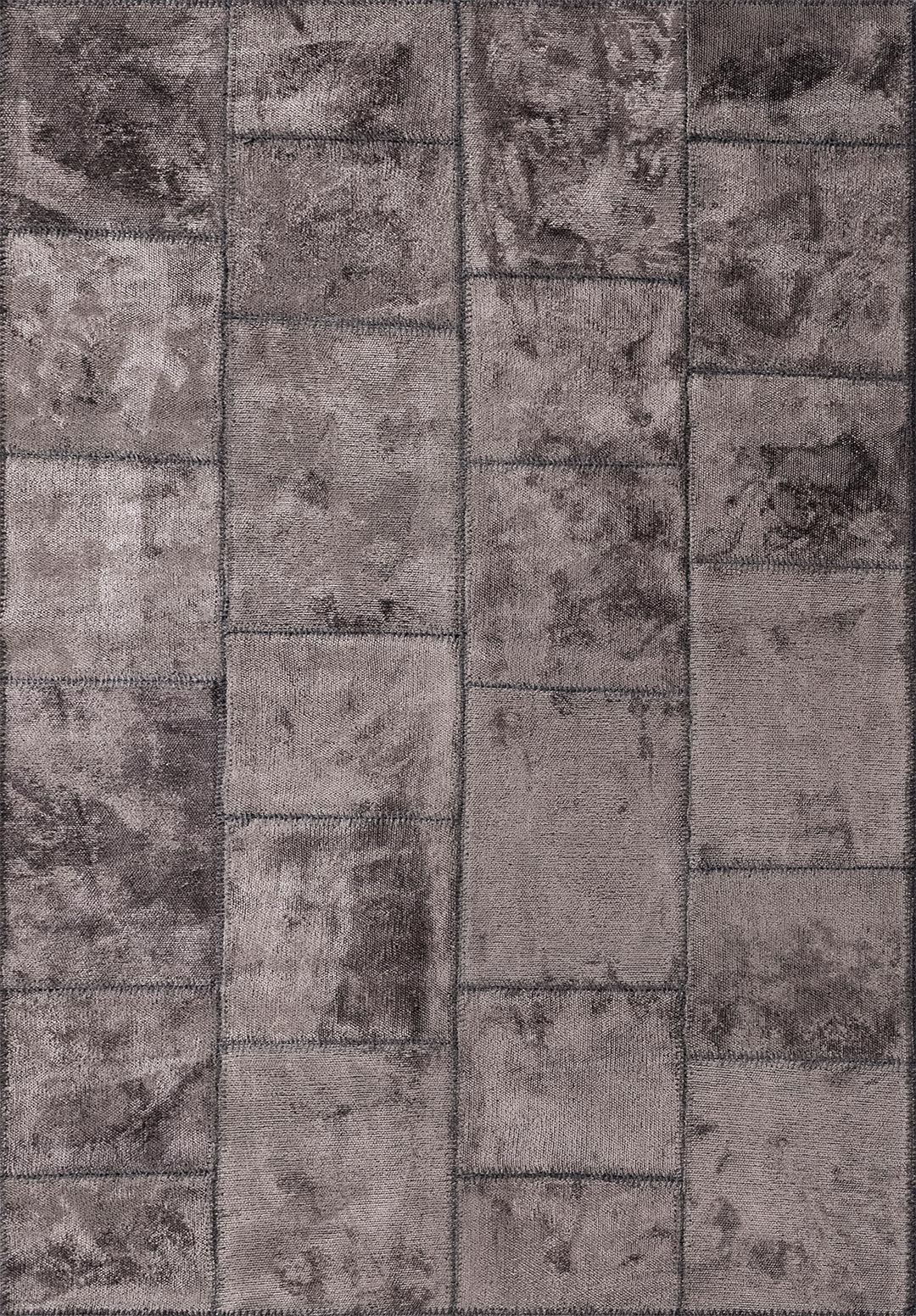 PATCH DARK GREY RUG - 1