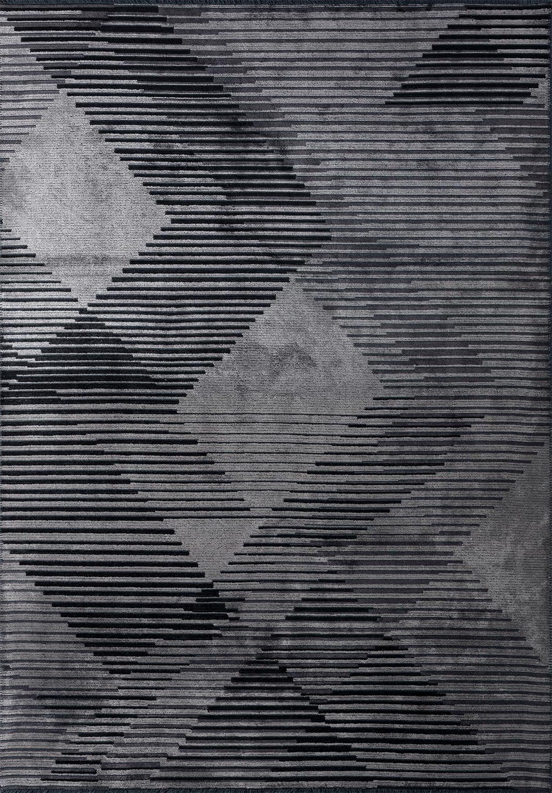 BARCELONA CHARCOAL - BLACK - GREY RUG - 1