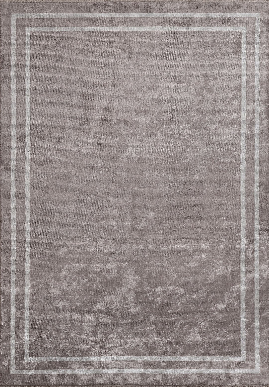 PARALLEL BORDER DARK GREY - LIGHT GREY RUG - 1