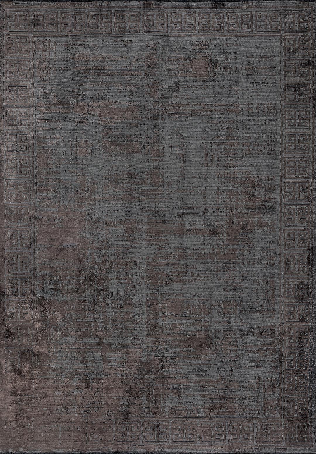 ANCIENT DARK MINK - GREY RUG - 1