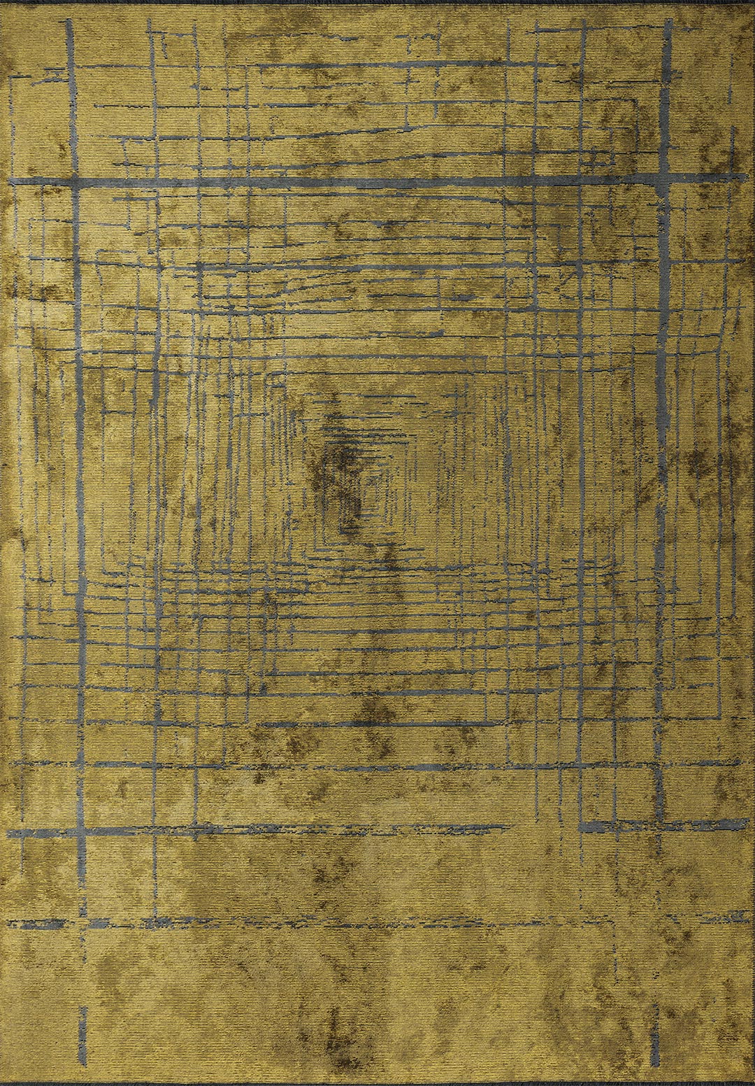 TRANI GREY - YELLOW RUG - 1