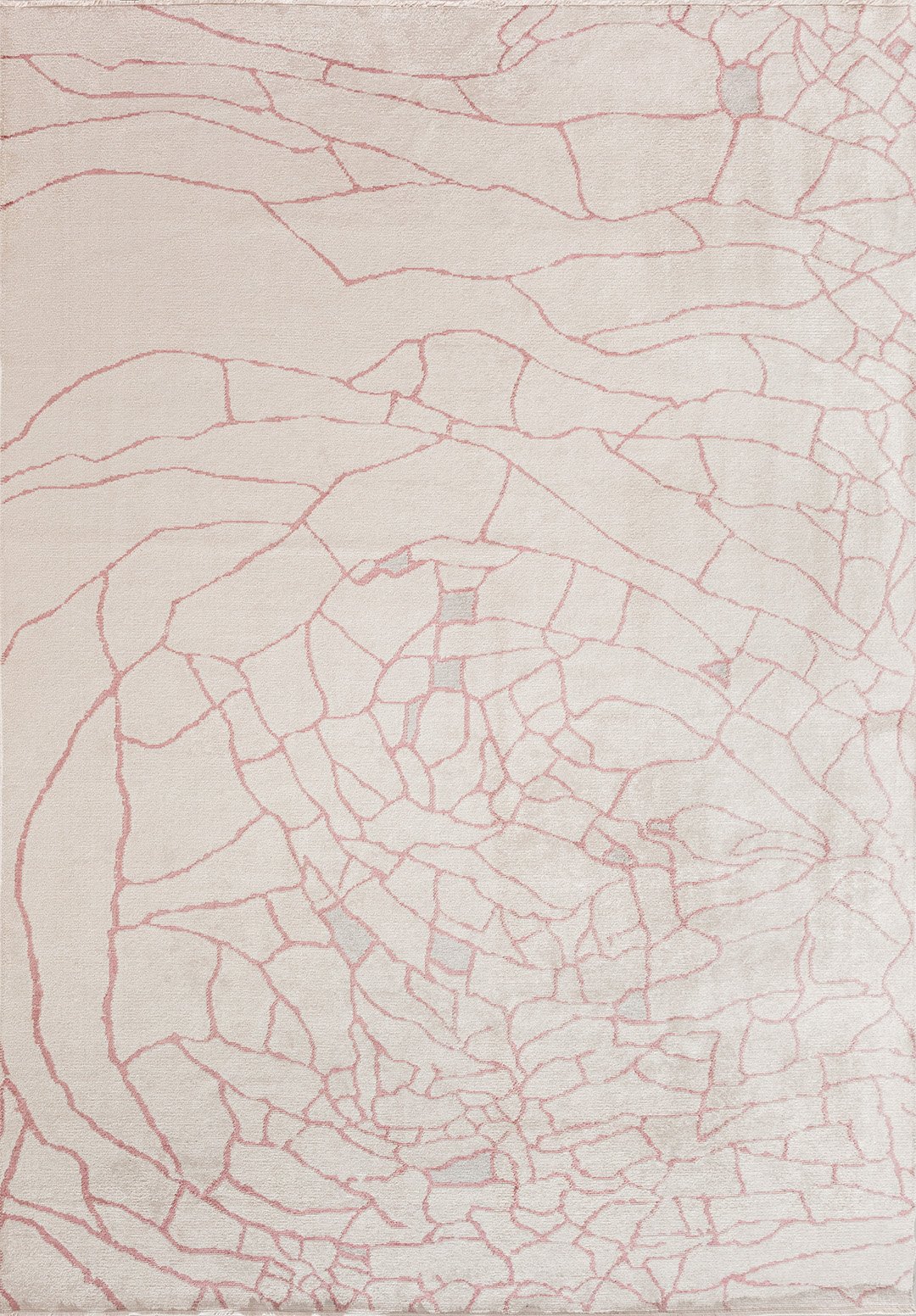 DRY DAMSON - LIGHT GREY - ECRU RUG - 1