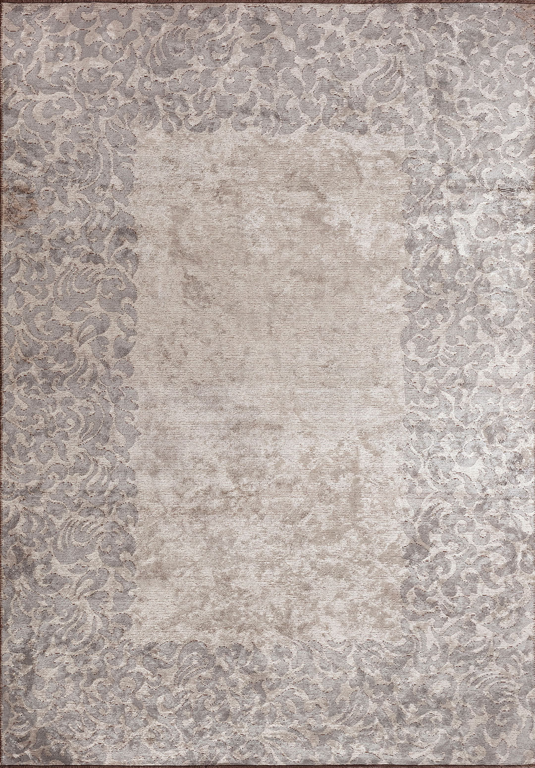 GARDENIA GREY - CREAM RUG - 1