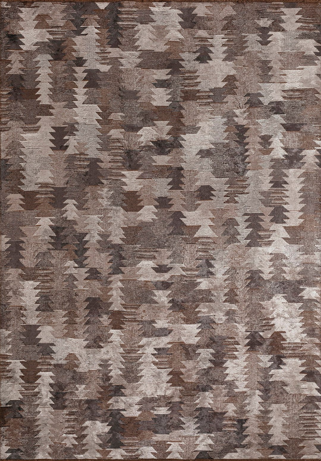 CLAN LIGHT GREY - DARK GREY - CHARCOAL RUG - 1