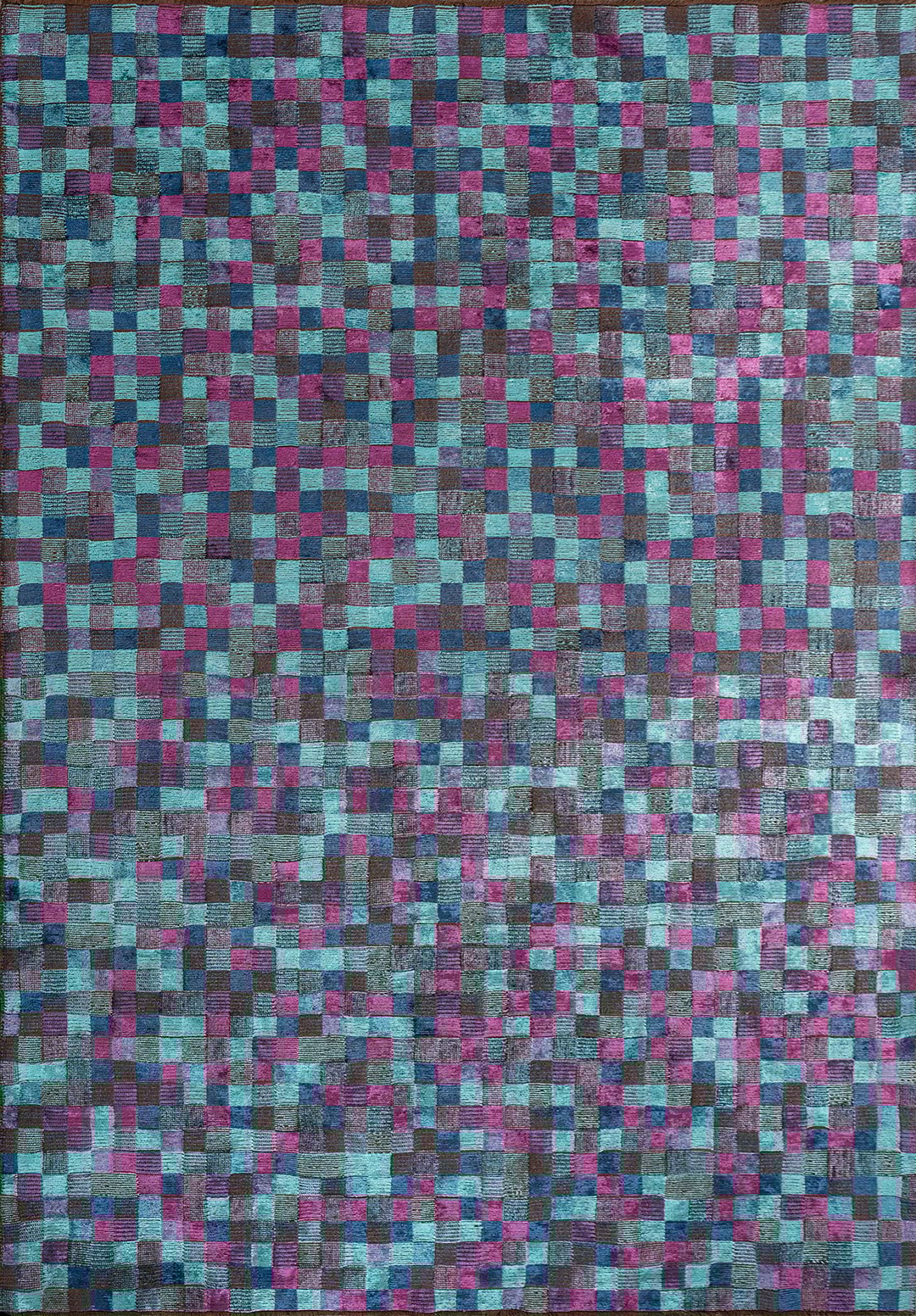 DESERT PURPLE - NAVY BLUE - TURQUOISE RUG - 1