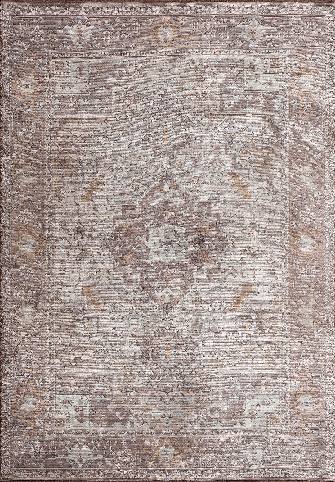 CITADEL DARK GREY - BONE - ICE BLUE - BEIGE - DARK BEIGE RUG - 1