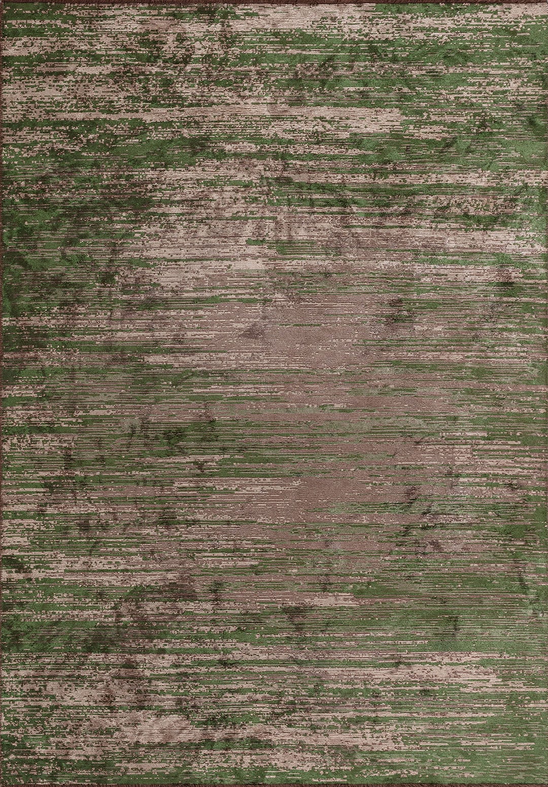 TWILIGHT FOREST GREEN - BONE - DARK GREY RUG