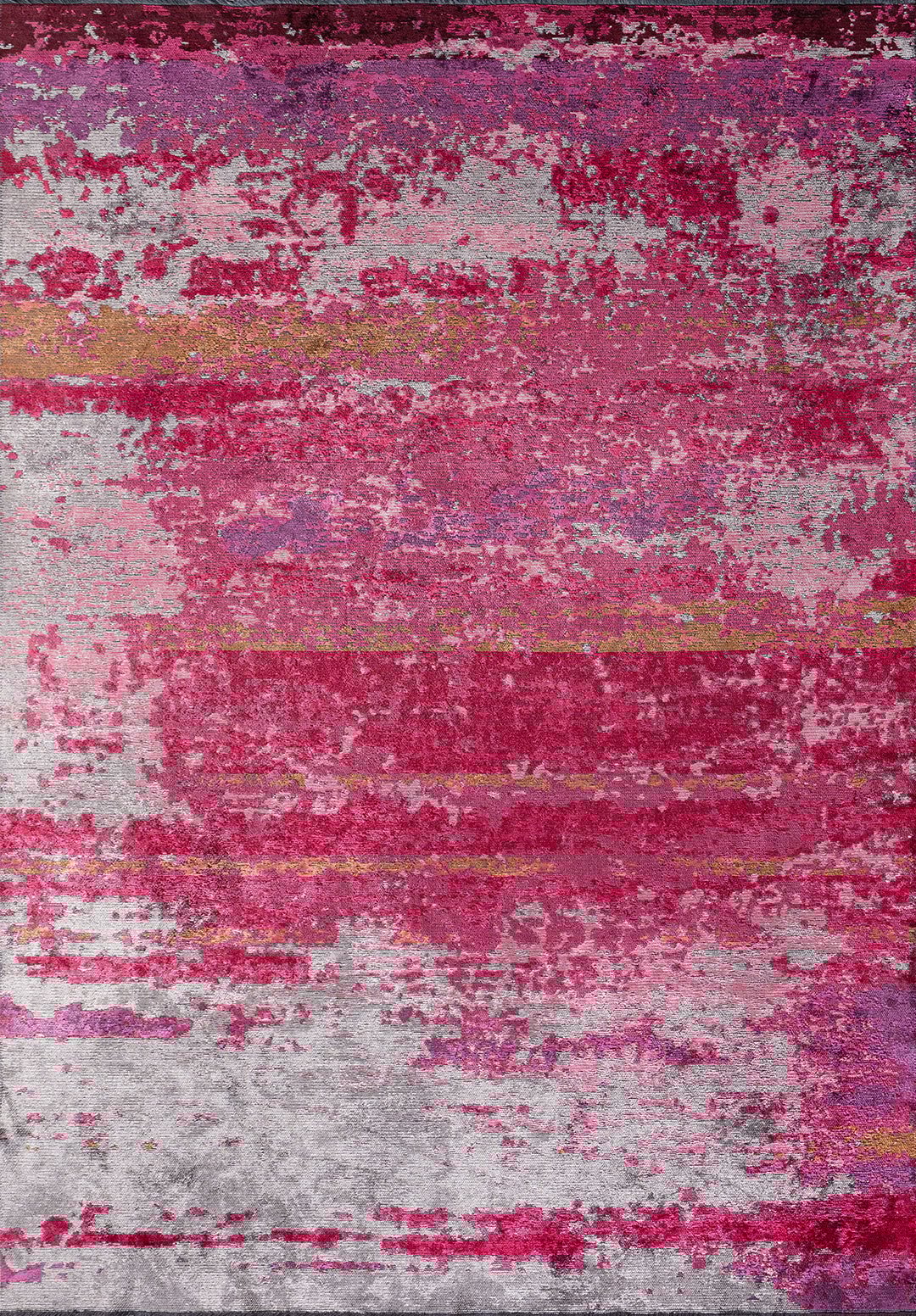 OASIS PURPLE - CHERRY - MAGENTA - TERRA - FUSCHIA - LIGHT GREY RUG - 1