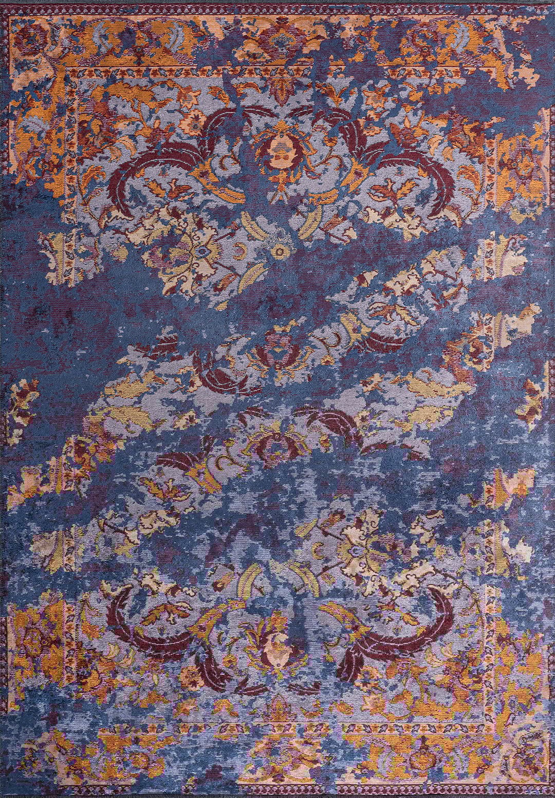 EXCELSIOR LILAC - RUST - CHERRY - NAVY BLUE - GOLD RUG - 1
