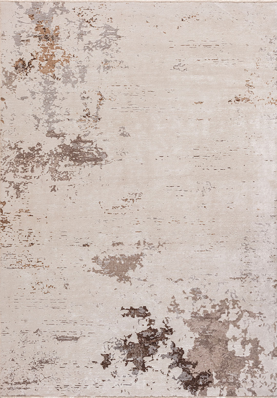 FROST WHITE - DARK BEIGE - DARK BROWN - NOUGAT - STONE RUG - 1