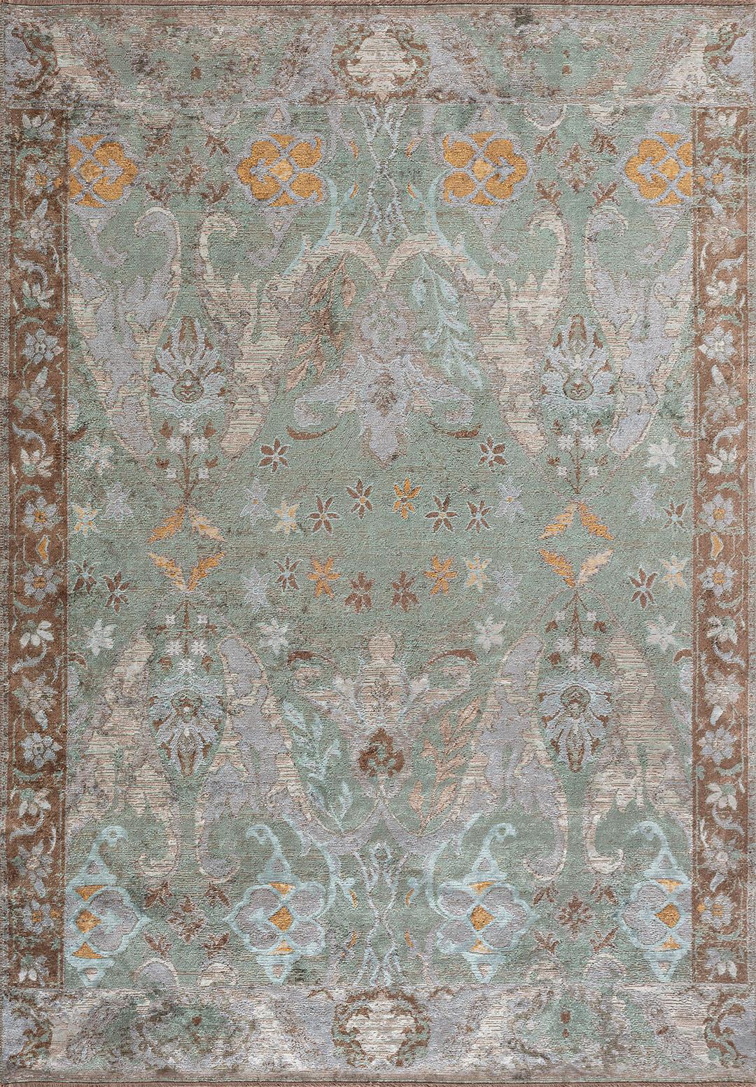BARON ICE BLUE - MINK - CREAM - RIVER GREEN - GOLD RUG - 1