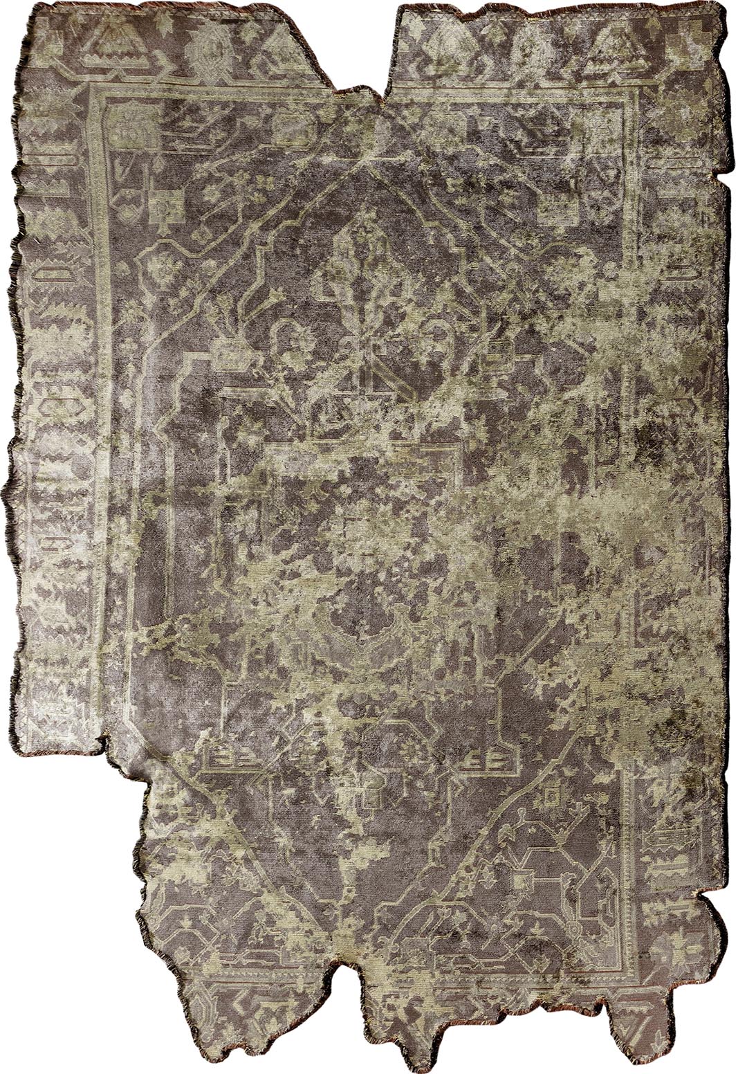 MONARCH ERA OLIVE GREEN - GREEN - KHAKI - ANTHRACITE RUG - 1