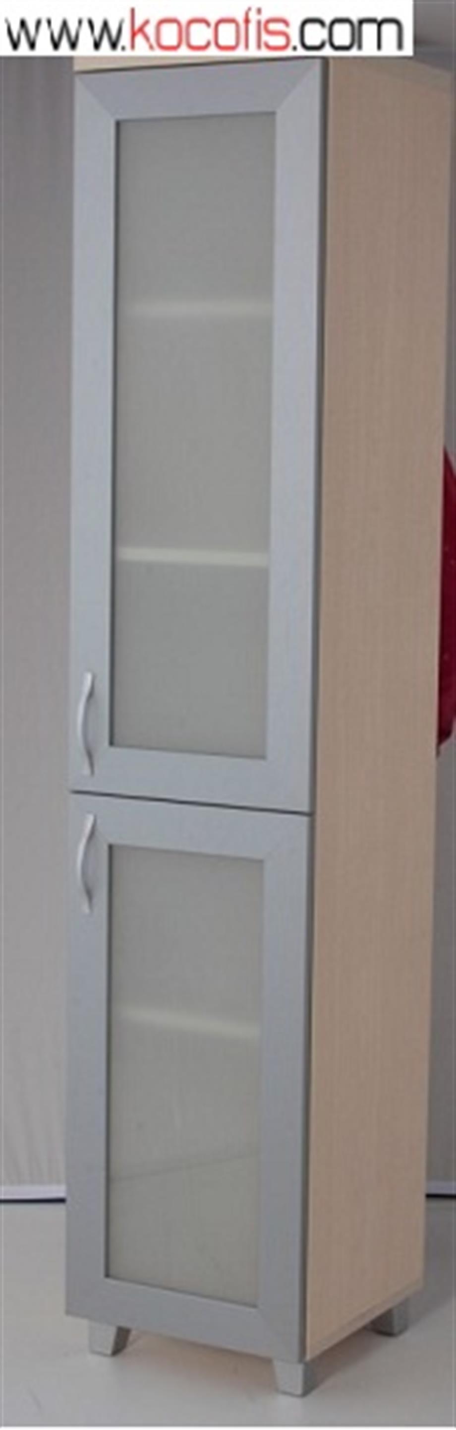 190LIK YARIM 2 CAM KAPAKLI DOLAP