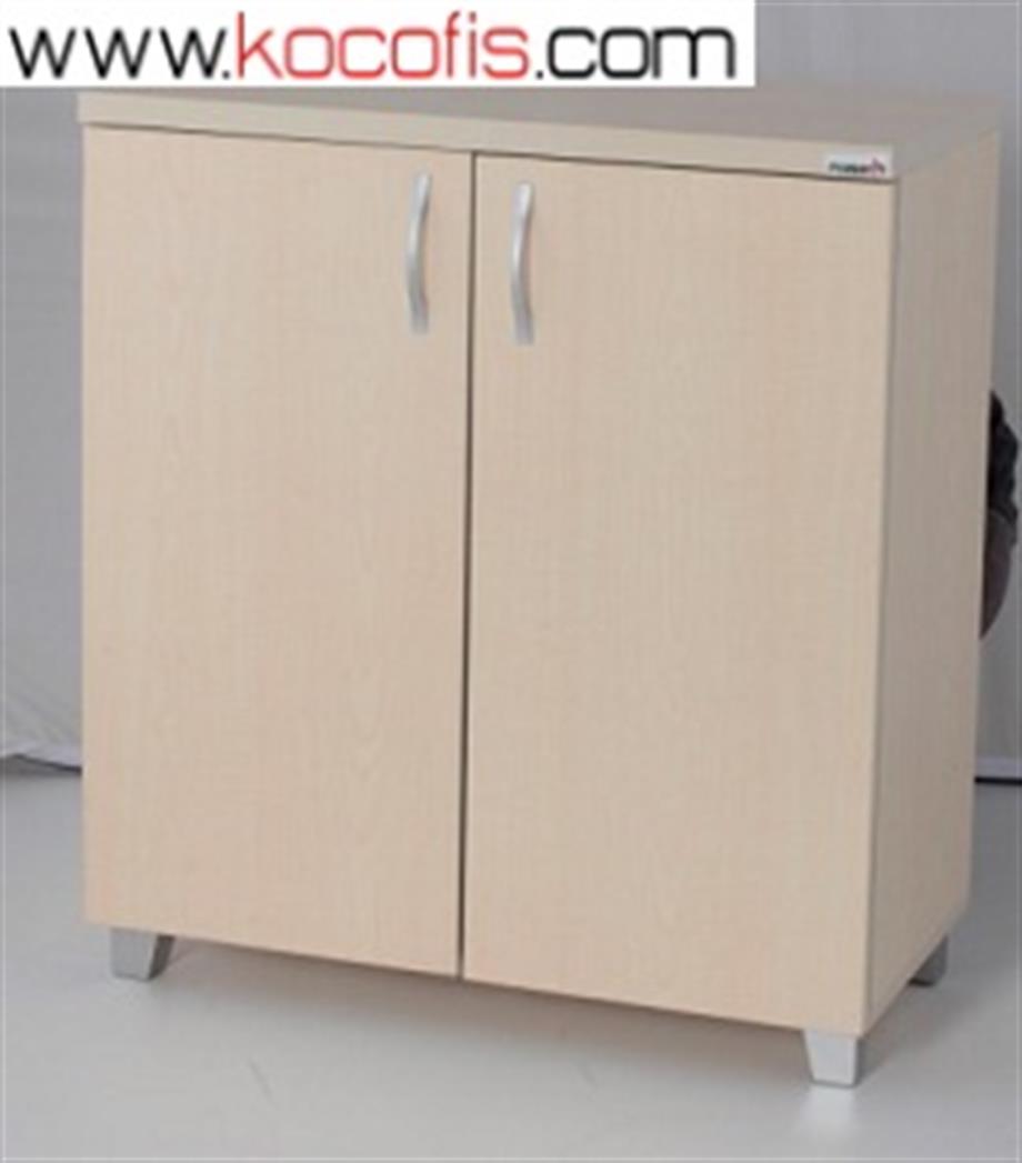 80lik Boy Ahşap Kapaklı Dolap