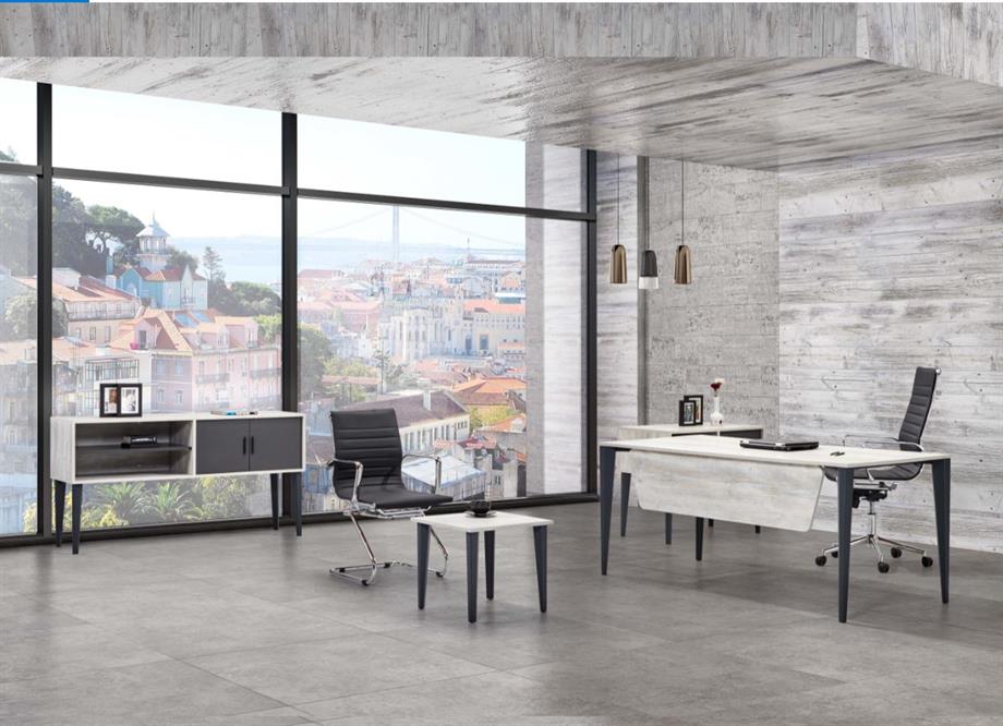 CROSS METAL KONİK AYAKLI PERSONEL MASA TAKIMI  180CM