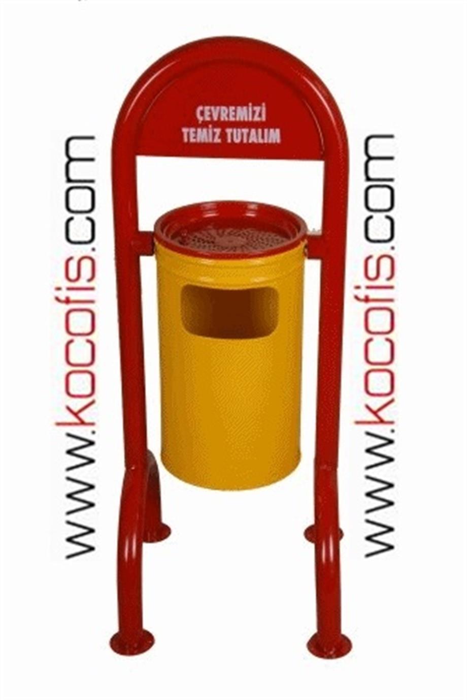 Dış Mekan Çöp Kovası Dört Ayaklı Bahçe Çöp Kovası Ş101