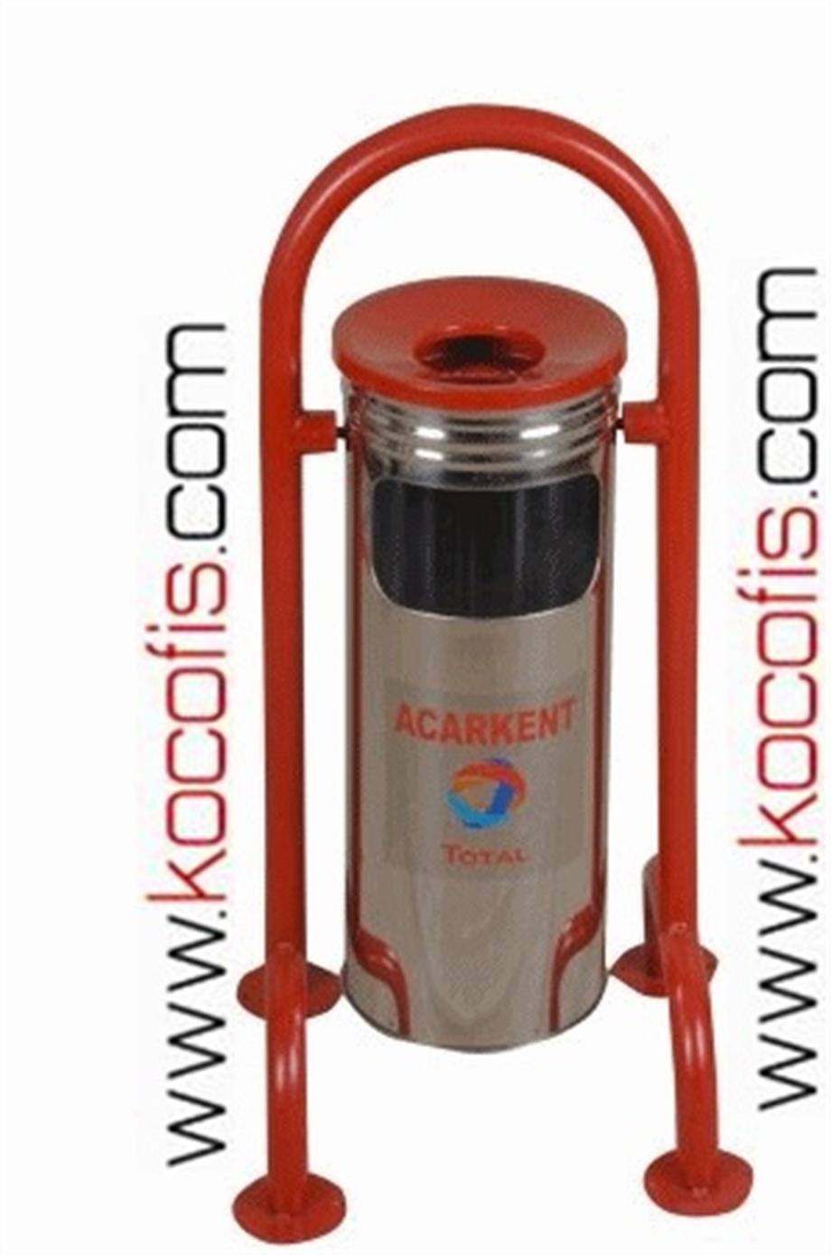 Dış Mekan Küçük  Çöp Kovası Dört Ayaklı Bahçe Çöp Kovası Ş104