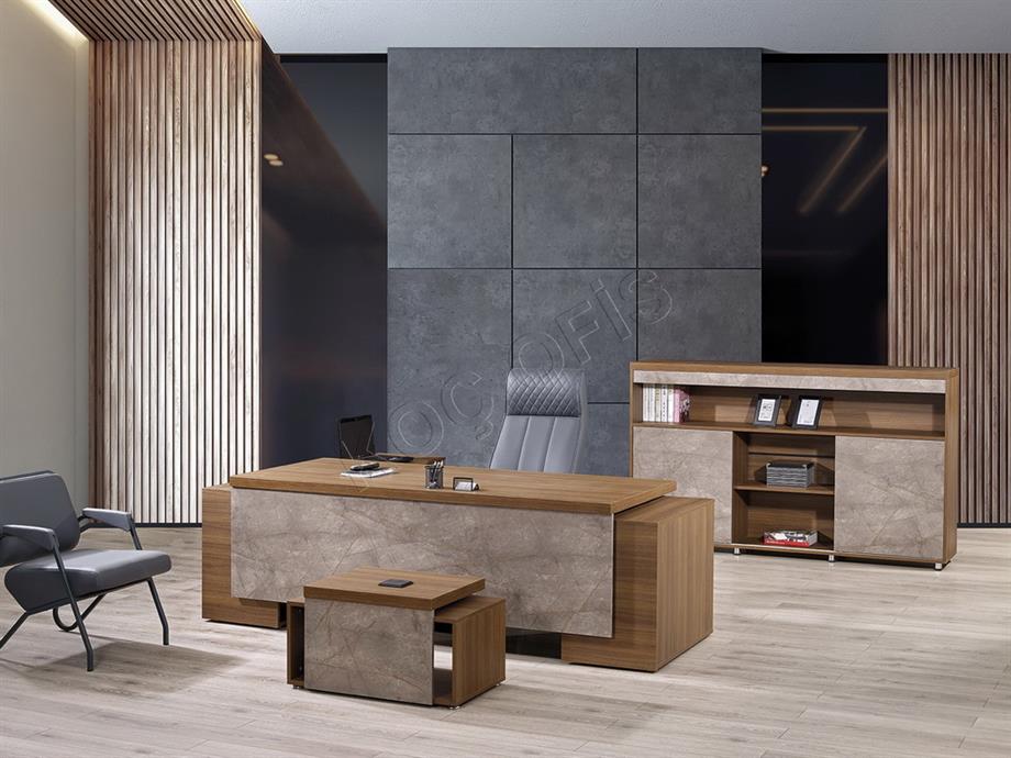 ERVA STONE MAKAM MASA TAKIMI 240CM  #45; DOLAP DAHİL