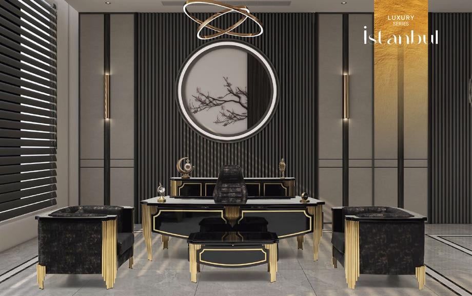 İSTANBUL VİP YÖNETİCİ MASA TAKIMI 240CM