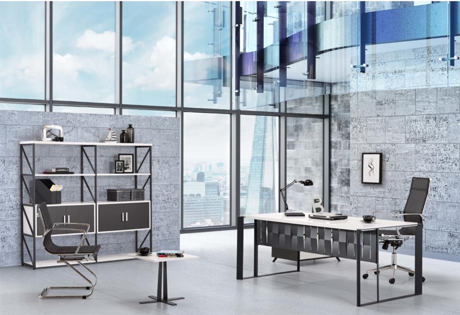 LUCİA YONETİCİ MASA TAKIMI DOLAP DAHİL 180CM