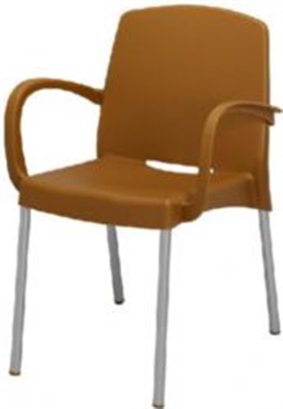 Pluton Kollu Plastik Sandalye