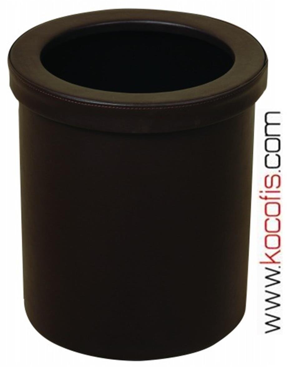 Ş.519 Deri Kaplamalı Çöp Kutusu Orta