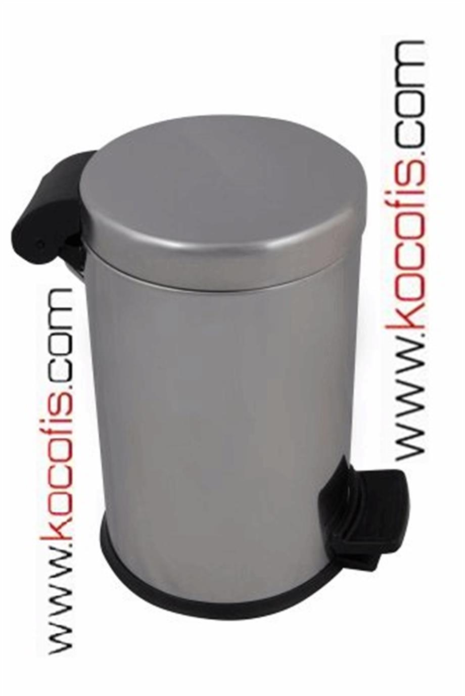 Ş211 12 Litre Pedallı Paslanmaz Plastik İç Kovalı Çöp Kovası