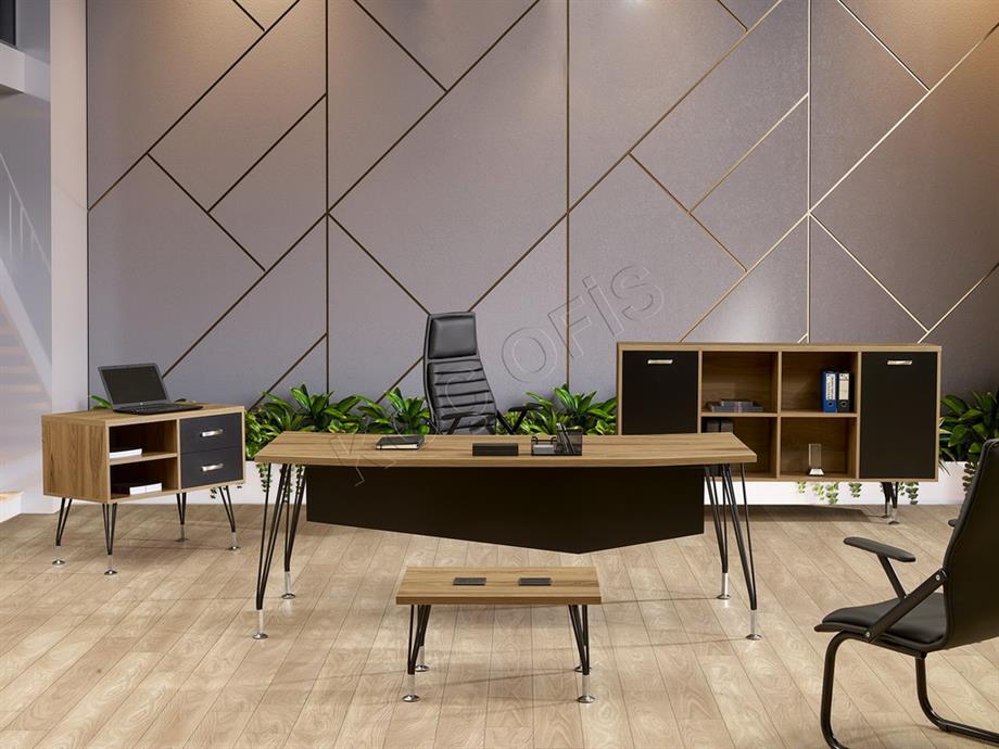 TEOS MODERN YÖNETİCİ TAKIMI DOLAP DAHİL 200CM