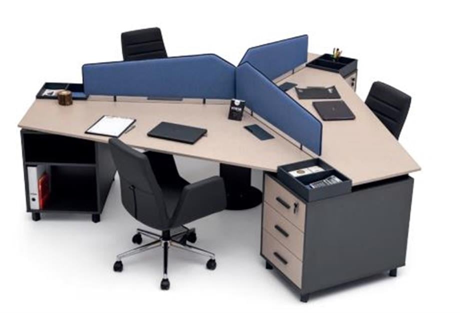 TRİO ÜÇLÜ ÇALIŞMA MASA TAKIMI