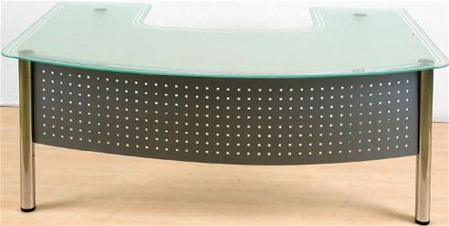 U Cam Masa Metal Perdeli 180cm