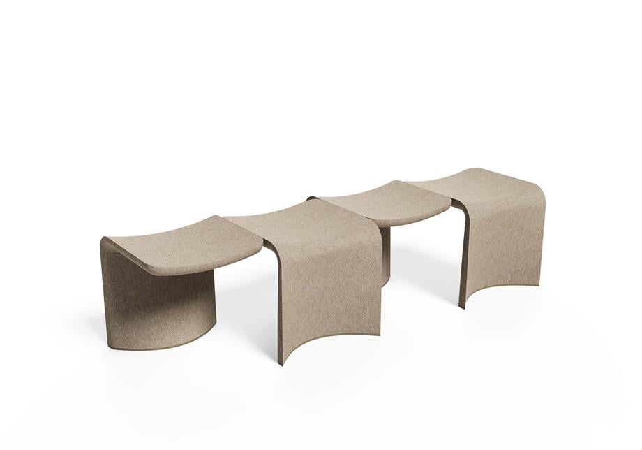 WİNG MODERN DÖRTLÜ BEKLEME KOLTUĞU 