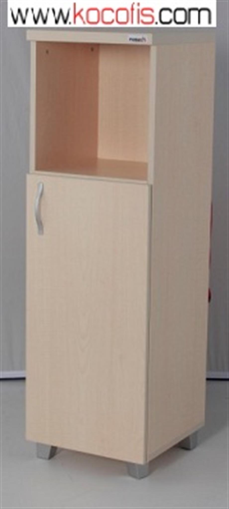 120LIK TEK AHŞAP KAPAKLI DOLAP