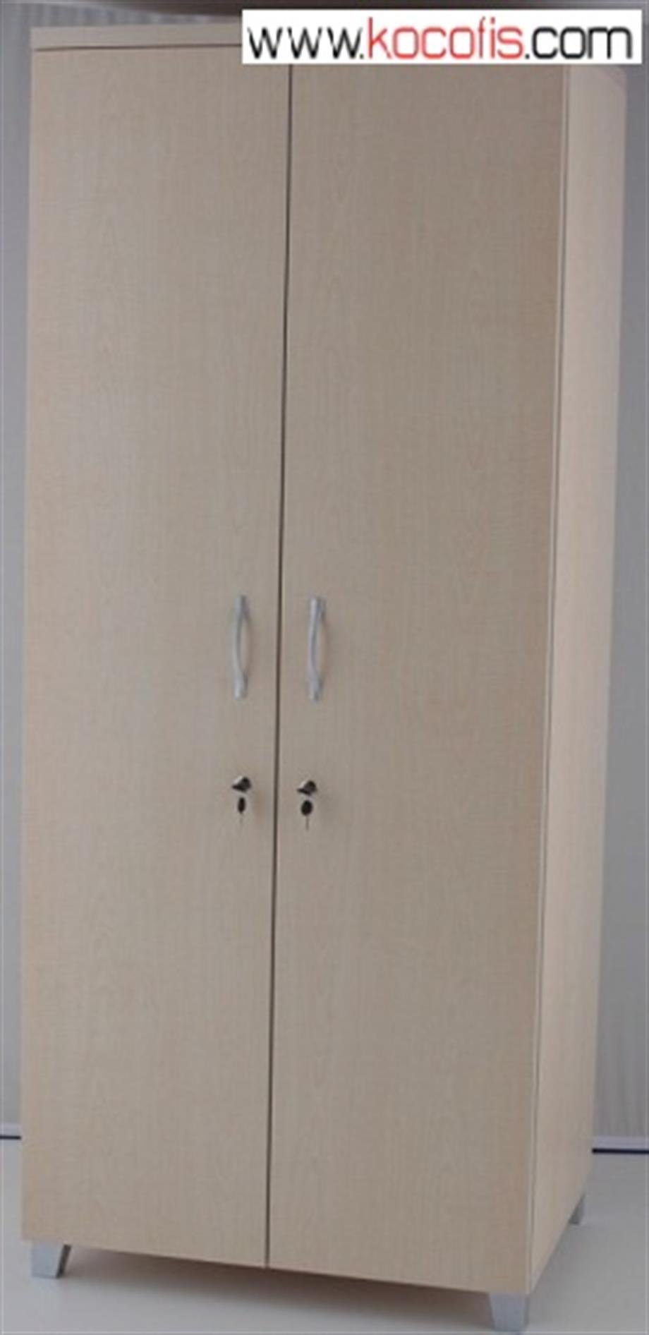190lık Boy Ahşap Kapaklı Dolap