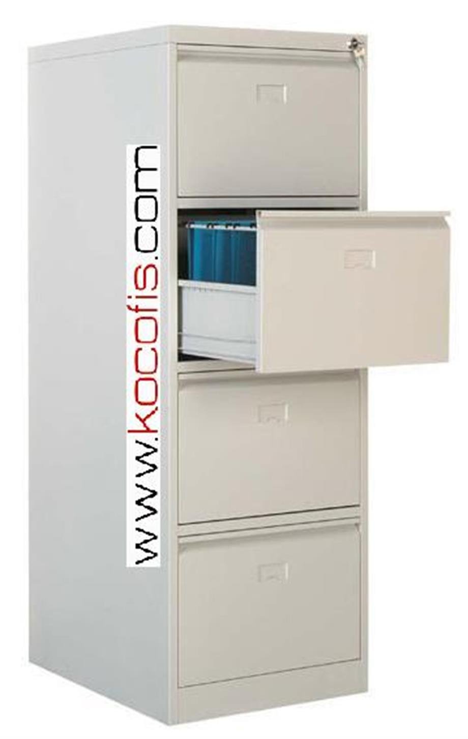 4LÜ ÇELİK KARTOTEKS KLASÖR  DOLABI