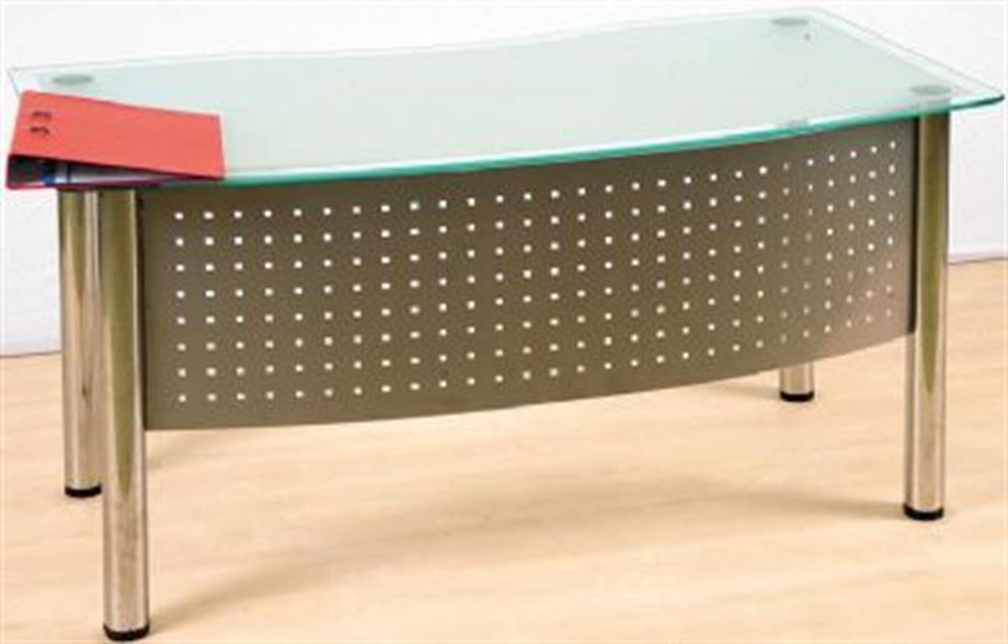 Cam Masa Metal Perdeli 140cm