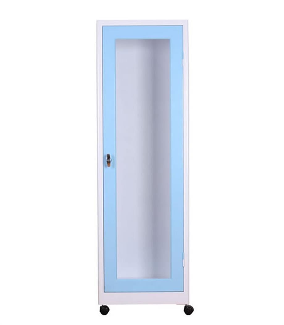 ÇELİK DOSYA DOLABI CAM KAPAKLI YARIM 198H