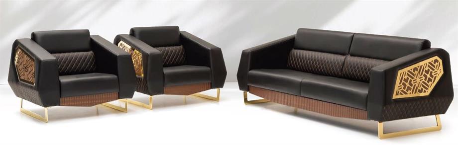 GLORY VİP OFİS KANEPE TAKIMI 1 #43;1 #43;3