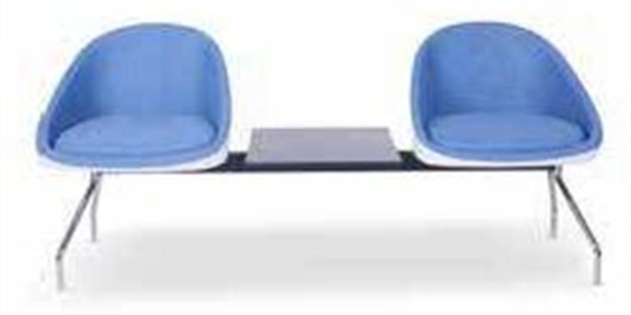 MOVİE MODERN İKİLİ SEHPALI BEKLEME KOLTUGU