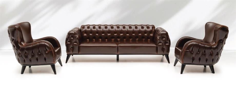 PAUSE VİP OFİS KANEPE TAKIMI 1 #43;1 #43;3