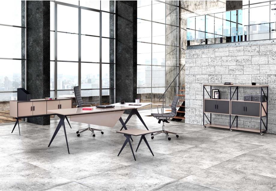 PREMIUM MODERN YÖNETİCİ MASA TAKIMI  #45; 294CM