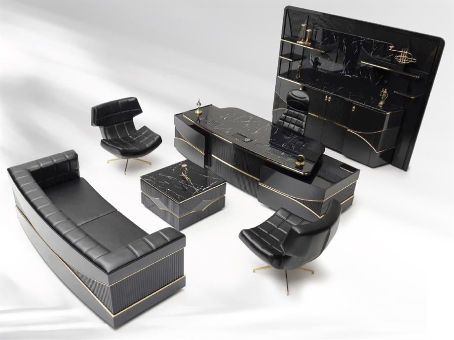 SLİCE VİP YÖNETİCİ MASA TAKIMI 300CM