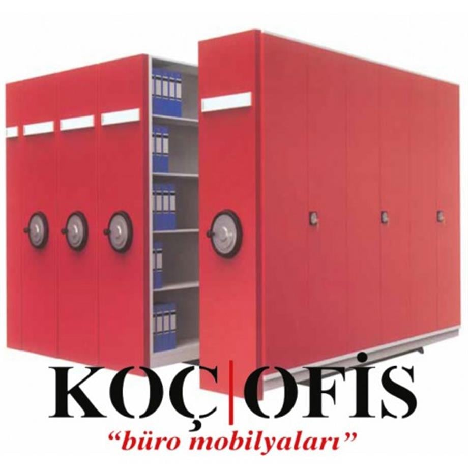 ÜÇLÜ RAYLI ARŞİV DOLABI