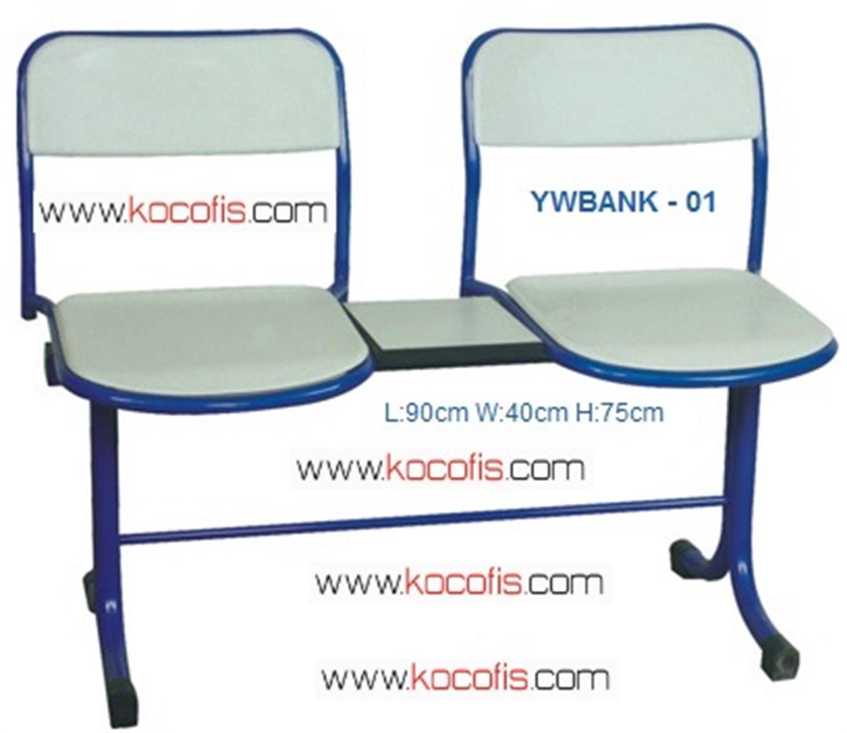 Ywbank-01 İkili Werzalit Bekleme Koltugu