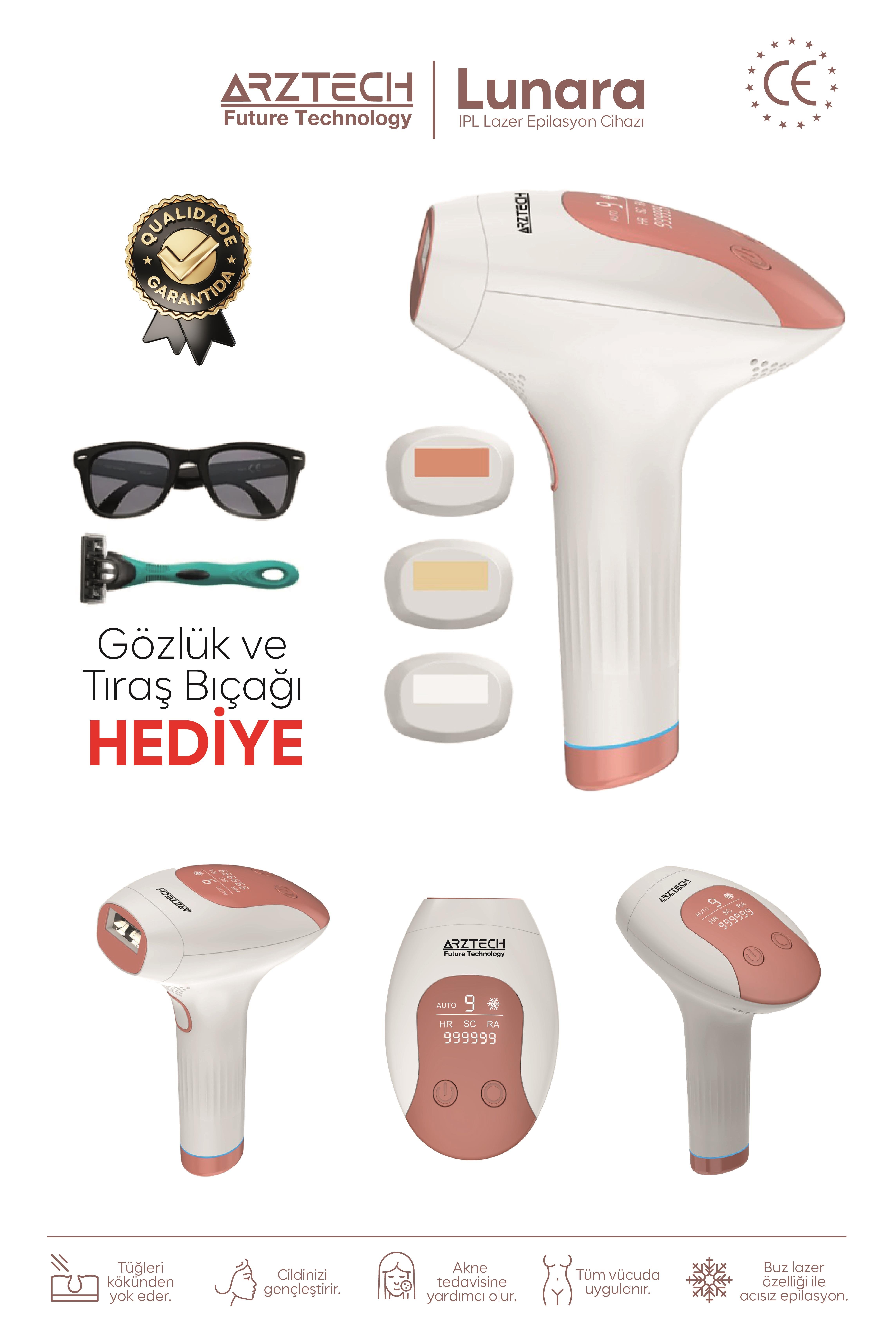 ARZTECH IPL LAZER EPILASYON CİHAZI
