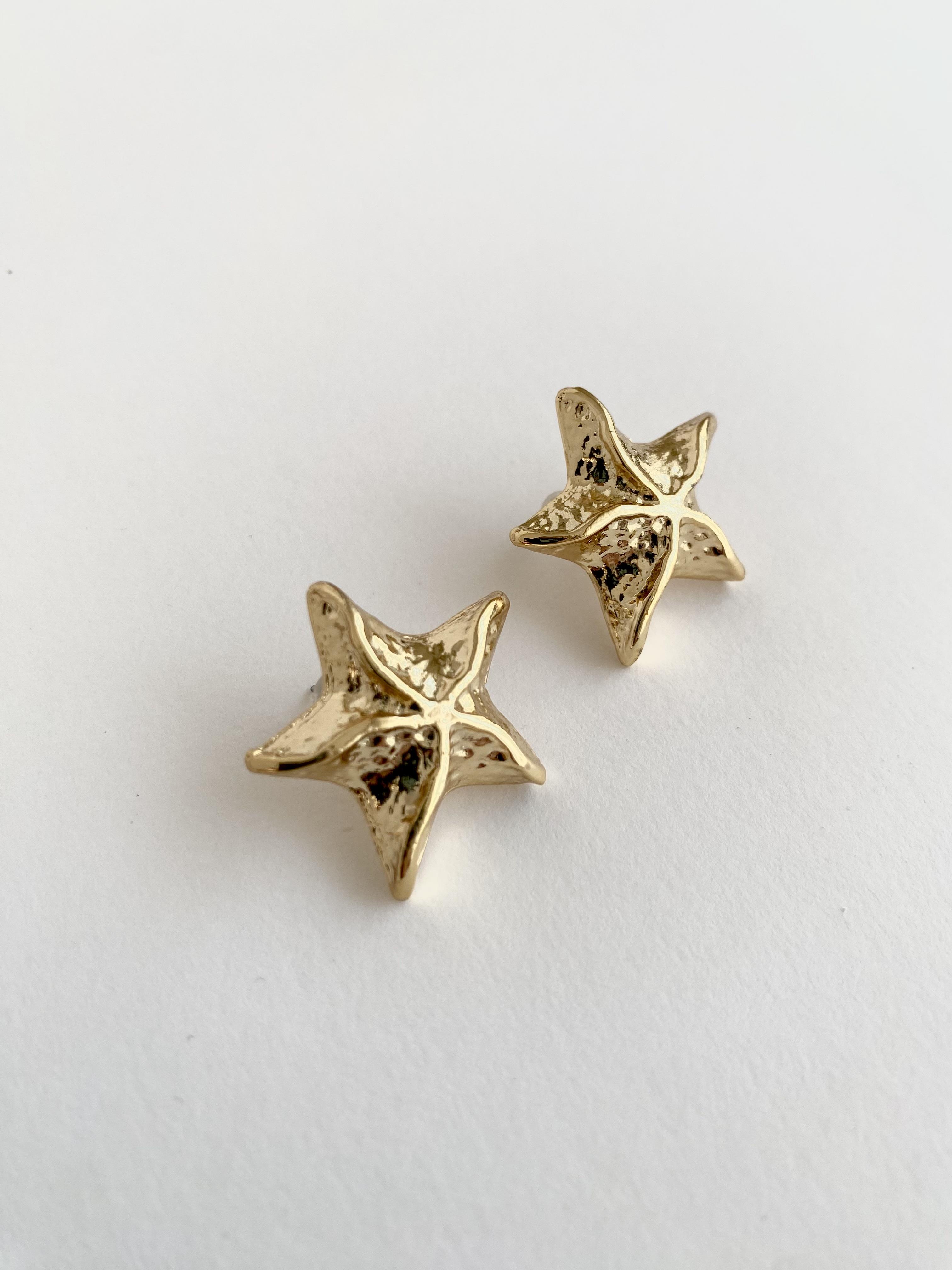 Özel Tasarım Deniz Yıldızı Küpe 